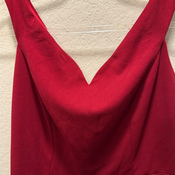 Dress Tells Elegant Red Sleeveless Dress Size XL - Picture 5 of 9
